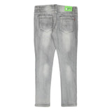 ONE Mens Jeans Grey Regular Skinny Denim Light W36 L30 Stylish Casual Wear