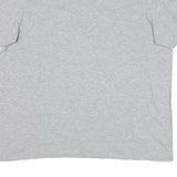 ADIDAS Mens Grey Crew Neck Short Sleeve T-Shirt 2XL Cotton Blend Casual