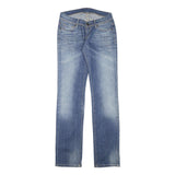 CARHARTT Womens Regular Fit Blue Denim Jeans Zip W27 L32 Classic Cotton Blend