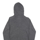 NIKE Womens Grey Hoodie S Full Zip Cotton Blend Casual Sweatshirt