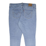 LEVI'S Mile High Super Skinny Big E Womens Jeans Blue Relaxed Skinny Denim Light
