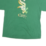 GENUINE MERCHANDISE Mens Green XL Graphic T-Shirt Short Sleeve Crew Neck Vintage