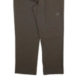 TOMMY HILFIGER Mens Cotton Blend Brown Regular Straight Trousers W38 L32 Casual