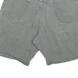 WRANGLER Mens Grey Casual Cotton Blend L W36 Relaxed Fit Shorts