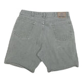 WRANGLER Mens Grey Casual Cotton Blend L W36 Relaxed Fit Shorts