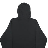 CHAMPION Mens Black Pullover Hoodie M Classic Script Logo Sweatshirt
