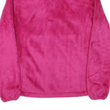 THE NORTH FACE Womens Pink Jacket S Polyester Blend Fleece Zip Casual Outdoor