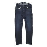 NAUTICA Womens Regular Fit Straight Dark Blue Denim Jeans W28 L27 Classic Cotton
