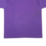 THE BEST Mens Purple Graphic T-Shirt XL Short Sleeve Crew Neck Casino Print