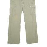 SEE SEE Womens Cotton Khaki Regular Cargo Trousers W28 L30 Utility Casual