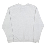 FILA Mens Grey Cotton Blend Crew Neck Sweatshirt XL Logo Print Casual Top