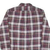 RALPH LAUREN Mens Red Green & White Check Shirt M Classic Cotton Blend Button