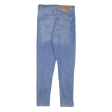 LEVI'S Womens Jeans Blue Slim Skinny Denim Medium W26 L26 Stretch Zip Fastening
