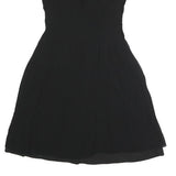 TED BAKER Womens Black Sleeveless Day Dress Polyester S Elegant UK S