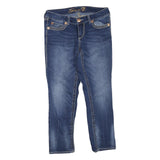 7 FOR ALL MANKIND Womens Regular Fit Blue Denim Jeans W32 L26 Stylish Comfort