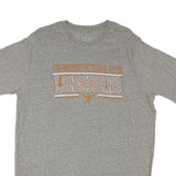 CHAMPION Mens Grey The University Of Texas Longhorns Graphic T-Shirt XL Short