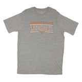CHAMPION Mens Grey The University Of Texas Longhorns Graphic T-Shirt XL Short