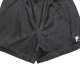 FILA Womens Shorts Black Casual L W28 Gym Sportswear Polyester Blend