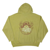 URBAN OUTFITTERS Mens Green Floral Print Pullover Hoodie 3XL Cotton Blend Casual