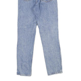 WRANGLER Womens Classic Blue Denim Medium Zip Jeans W24 L26 Comfortable Casual