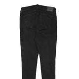 LEVI'S Womens Jeans Black Slim Skinny Denim W28 L29 Stylish Zip Closure