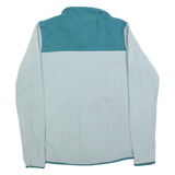 THE NORTH FACE Womens Blue & Light Blue Plain Pullover Crew Neck Jumper M