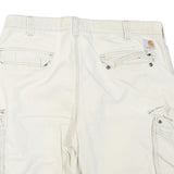 CARHARTT Mens Shorts Beige Cargo Relaxed Fit L W38 Durable Cotton Blend