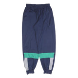 Mens Joggers Navy Blue & Green Slim Tapered Size S W26 L28 Sportswear Casual
