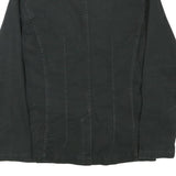 LEE Mens Black Cotton Blend Button Jacket S Casual Workwear Classics