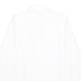 DKNY Mens White Slim Fit Cotton Shirt M Dress Formal Classic Collar