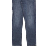 CALVIN KLEIN JEANS Mens Blue Slim Skinny Denim W33 L32 Zip Cotton Blend Stretch