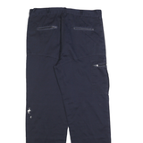 DICKIES Mens Cotton Blend Black Regular Tapered Trousers W34 L32 Workwear Zip