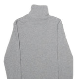 H&M Womens Grey Plain Turtleneck Basic Knit Jumper S Lightweight Soft Comfort