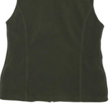 BARBOUR Womens Green L Jacket Polyester Blend Plain Zip Sleeveless Casual