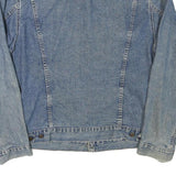 LEVI'S Mens Blue Denim Jacket M Cotton Blend Classic Button Closure Vintage