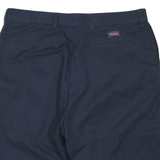 DICKIES Mens Shorts Blue Casual L W36 Classic Polyester Blend Workwear
