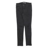LEVI'S 711 Womens Black Slim Skinny Denim Medium W27 L30 Slim Fit Stretch Jeans
