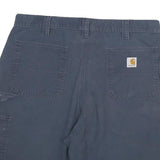 CARHARTT Mens Shorts Blue Workwear Cargo Cotton Blend 3XL W38 Durable