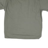 CARHARTT Mens Green Cotton Blend T-Shirt L Short Sleeve V-Neck Pocket Workwear