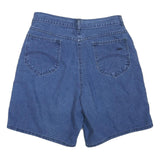 CHIC Womens Denim Blue Shorts M W34 Casual Cotton Blend Classic Fit