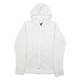 MAMMUT Womens White Full Zip Hoodie XL Lightweight Outdoor Activewear