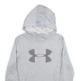 UNDER ARMOUR Mens Grey Hoodie S Performance Sweatshirt Casual Sportswear