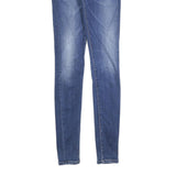 TOMMY HILFIGER Womens Slim Blue Denim Jeans Cotton Blend Zip W26 L34 Stylish
