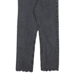 LEVI'S 501 Mens Jeans Black Regular Straight Denim Raw W26 L24 Button Closure