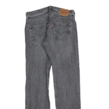 LEVI'S 501 Big E Mens Jeans Black Regular Straight Denim Medium W30 L34 Classic