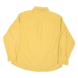 WOOLRICH Mens Yellow Cotton Blend Shirt L Casual Button-Down Pocket Long Sleeve