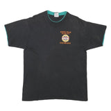SIGNAL Mens Black Tee L Short Sleeve Crew Neck Pikes Peak Colorado Printed Logo