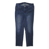 SEVEN7 Womens Jeans Blue Slim Skinny Denim Medium W34 L28 Stylish Zip