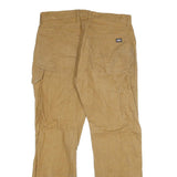 DICKIES Mens Jeans Beige Regular Straight Denim W34 L32 Workwear Utility Pants