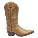 SENDRA Womens Western Tan Leather Cowboy Boots UK 6 Classic Stylish Durable
